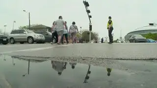 Severe weather doesn't stop busy Sunday in Arlington's entertainment district