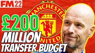 FM22 Simulates 5 Years Of Ten Hag At Man Utd with a &pound;200 MILLION POUND Starting Transfer Budget!