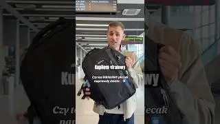 Czy ten VIRALOWY plecak działa jako bagaż podręczny na lotnisku?😬✈️