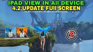 (New Trick🤩) How To Get Ipad View Full Screen Pubg/Bgmi 4.2 Update For All Device | 90 FPS in bgmi