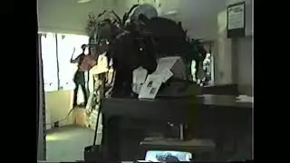Box Office Video presents the Crocodile Dundee video store display