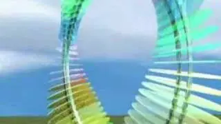 Mobius Ring - Rainbow Twist By Theo Coster