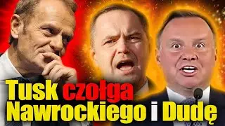 Tusk czołga Nawrockiego i Dudę. Jan Piński