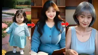 Life of a lonely Girl | Aging Time Lapse | Age Progression | Young to Old | 0 to 80 | 0 to 100