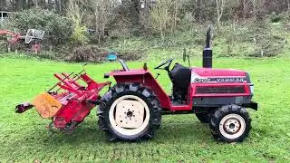 YANMAR F20D 4WD Compact Tractor & 1.4 Meter Rotavator