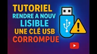 Tutoriel  rendre à nouveau lisible une clé USB corrompue