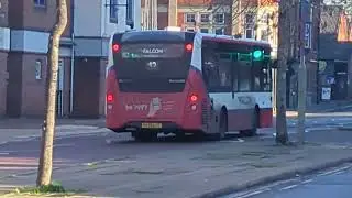 Here is the 12 Falcon bus in Camberley Saturday 27 December 2025