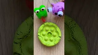 Kinetic Sand Squishy Hohoho! ⭐️🎲⭐️ #asmr #popit #shorts