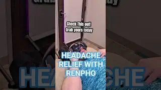 Amazing Headache Relief. Eye Massager Uses Heat, Cold, and Compression