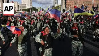 Venezuelan citizen militia takes to the streets as tensions with US continue
