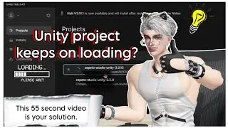 Unity error, project keeps on loading || 1 min solution || 100% working 💯💯💯