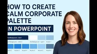 Calm Corporate Color Palette Tutorial in PowerPoint: Free Style Template for Professional Slides