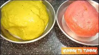 Palak-beetroot puri | palak poori | beet puri | spinach leaves puri |  chukandar ki puri