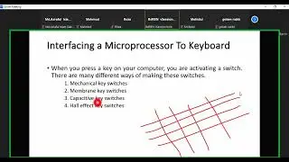 Peripheral --interfacing keyboard
