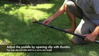 How to set up, adjust and pack away your 3 piece SUP travel paddle