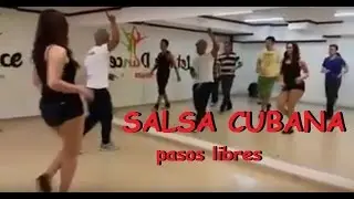 Pasos libres de Salsa Cubana - Academia de baile - MARCANDO EL PASO - Barcelona