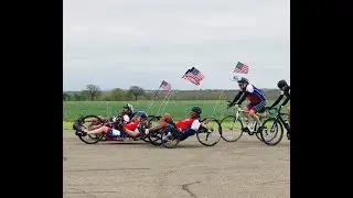 Handcycle tire change