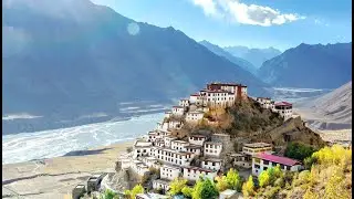 A Spiritual Journey: Key & Kibber Monastery in the Himalayas #spiti  #hikkim  #komik  #langza