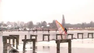 IJssurfen Vogelplas Starrevaart 20-01-2013