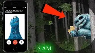 (HE CAME) DONT CALL COOKIE MONSTER ON FACETIME AT 3 AM! | HE ATE MY COOKIES AND LOOKED FOR ME!!