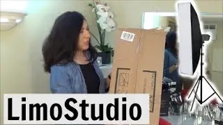 LimoStudio 700W Photography Softbox Light Lighting Kit | Unboxing | Assembly