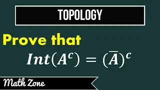 Interior of A Complement is Equal to Complement of A Closure