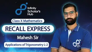 🚀 Recall Express by Mahesh Sir | Ace Application of Trigonometry for Class 10 Board Exam! Part 2🚀