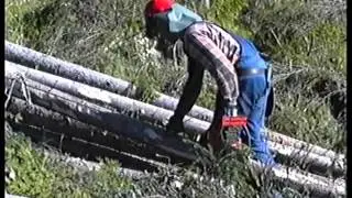 Kjell Gunnar i skogen 11 april 1990.