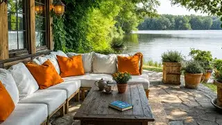 Spring Lakeside Jazz 🌿 Cozy Nature Lounge for Relaxation, Focus & Calm