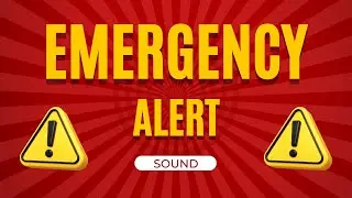 Emergency Alert System Alarm Sound | Loud Warning Tone for Alerts