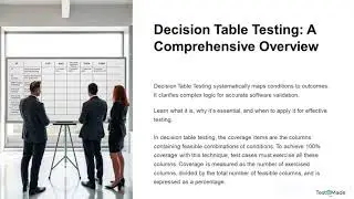 Decision Table Testing