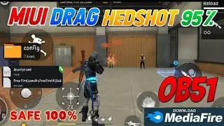 REDMI POCO DEVICE MIUI DRAG HEADSHOT PANEL MIUI OBB51 FREE FIRE 🔥 