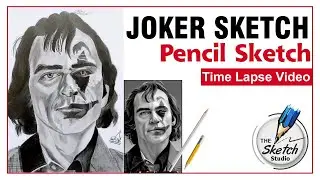 JOKER Pencil Sketch I TimeLapsedVideo I Sketch I The Sketch Studio I Learn Sketch