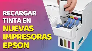C&oacute;mo Recargar Tinta en Nuevas Impresoras Epson con Sistema Continuo - Impresora Epson EcoTank ET2800