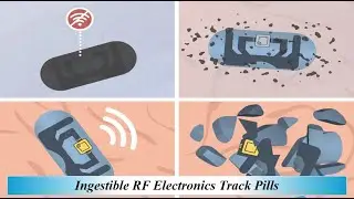 Ingestible RF Electronics Track Pills