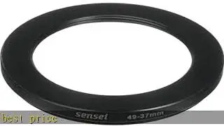 Sensei 49mm Lens to 37mm Filter Step-Down Ring(2 Pack)