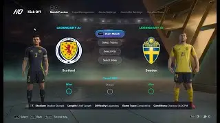 Scotland vs Sweden | International | EA FC 26 | Simulation