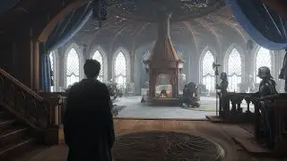 RAVENCLAW  common room - Hogwarts legacy Walking tour (Ambience)