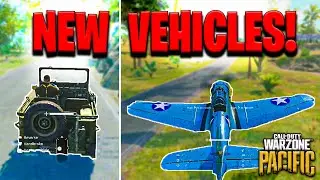 All New Vehicles in Warzone Pacific! (Are Planes OP In Warzone Pacific?)