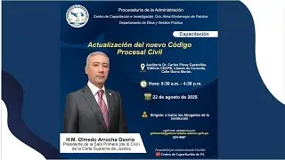 Actualización del nuevo Código Procesal Civil.
