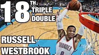 Russell Westbrook 18th Triple Double | 24 Pts, 12 Ast, 13 Reb | 01.11.17