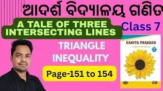 Class 7|A tale of three intersecting lines|ganita prakash|triangle inequality 