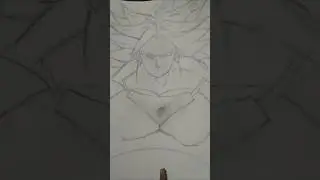 broly drawing #drawing#shorts#shortvideo