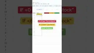 How to make an Inventory Tracker in Google Sheets ☺️ Comment &ldquo;HABIT&rdquo;