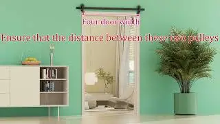 Folding sliding door hardware installation video for 4-door folding