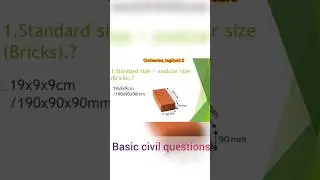 basic civil interview questions... #construction #youtubeshorts #india #shortsvideo #lifequotes