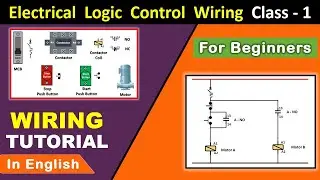 Motor Auto Start And Not Stop | Electrical Logic Control Wiring Class 1 @TheElectricalGuy