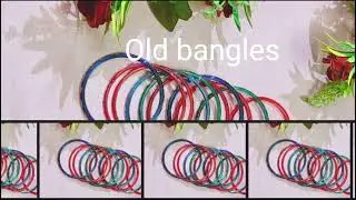 మిగిలిపోయిన గాజులుతో మరియు ఉన్ని దారంతో  Wall hanging/woolen Wall hanging 