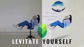 Float yourself using Snapseed / Levitation [just 9 minutes]