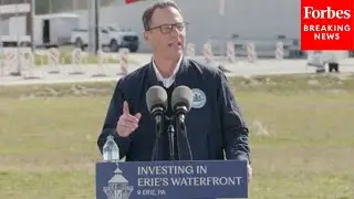 Gov. Josh Shapiro Hosts Press Briefing On Economic Developments In Erie, Pennsylvania